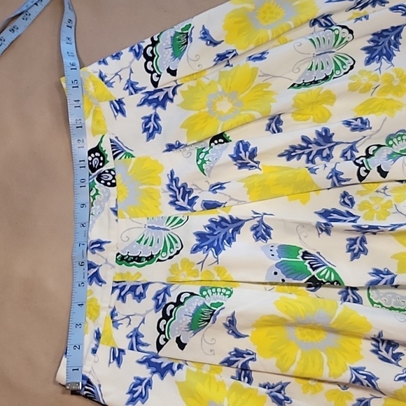 Talbots (RSVP by Talbots) Size 14 Full Flowered Skirt with Butterflies, EUC - Picture 6 of 12